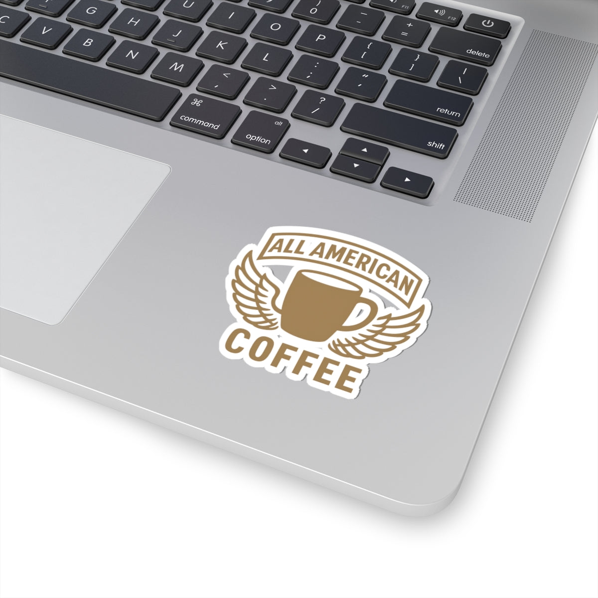 All American Coffee Decal DESERT TAN