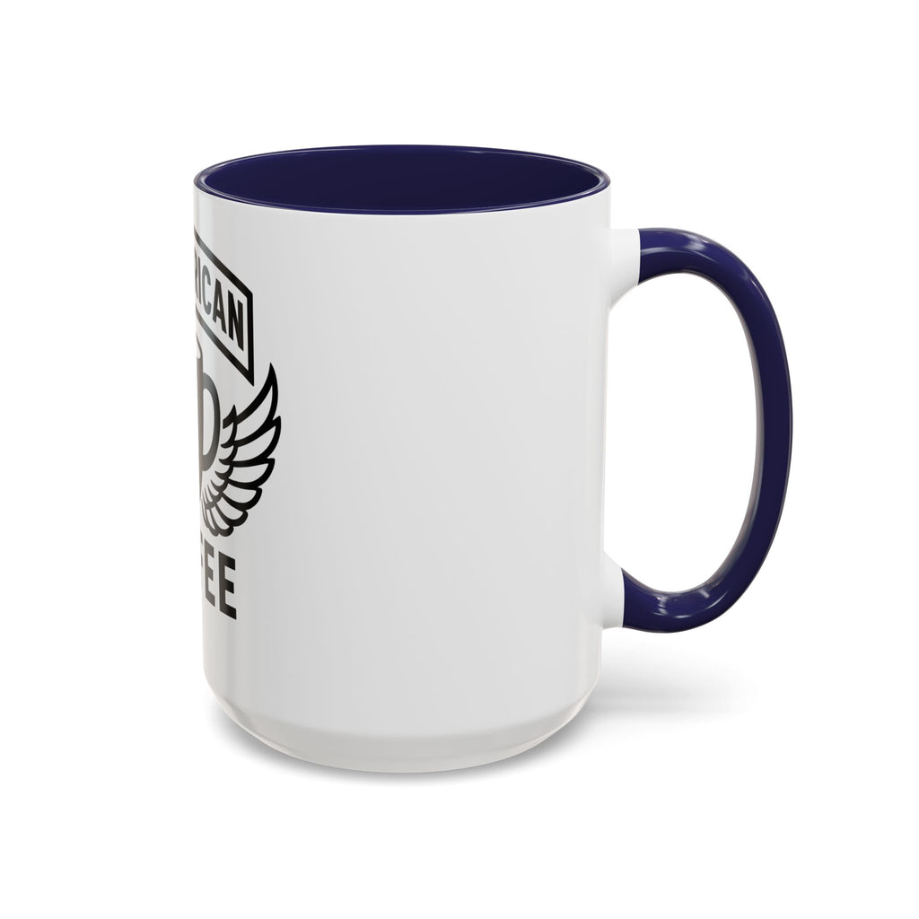 All American Coffee Accent Mug – Patriotic Winged Coffee Cup (11/15oz)
