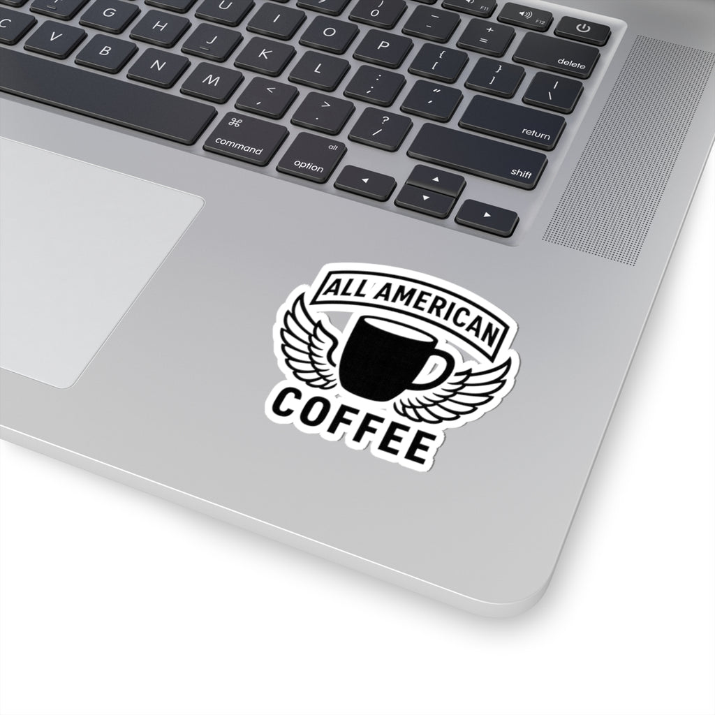 All American Coffee Decal BLACK