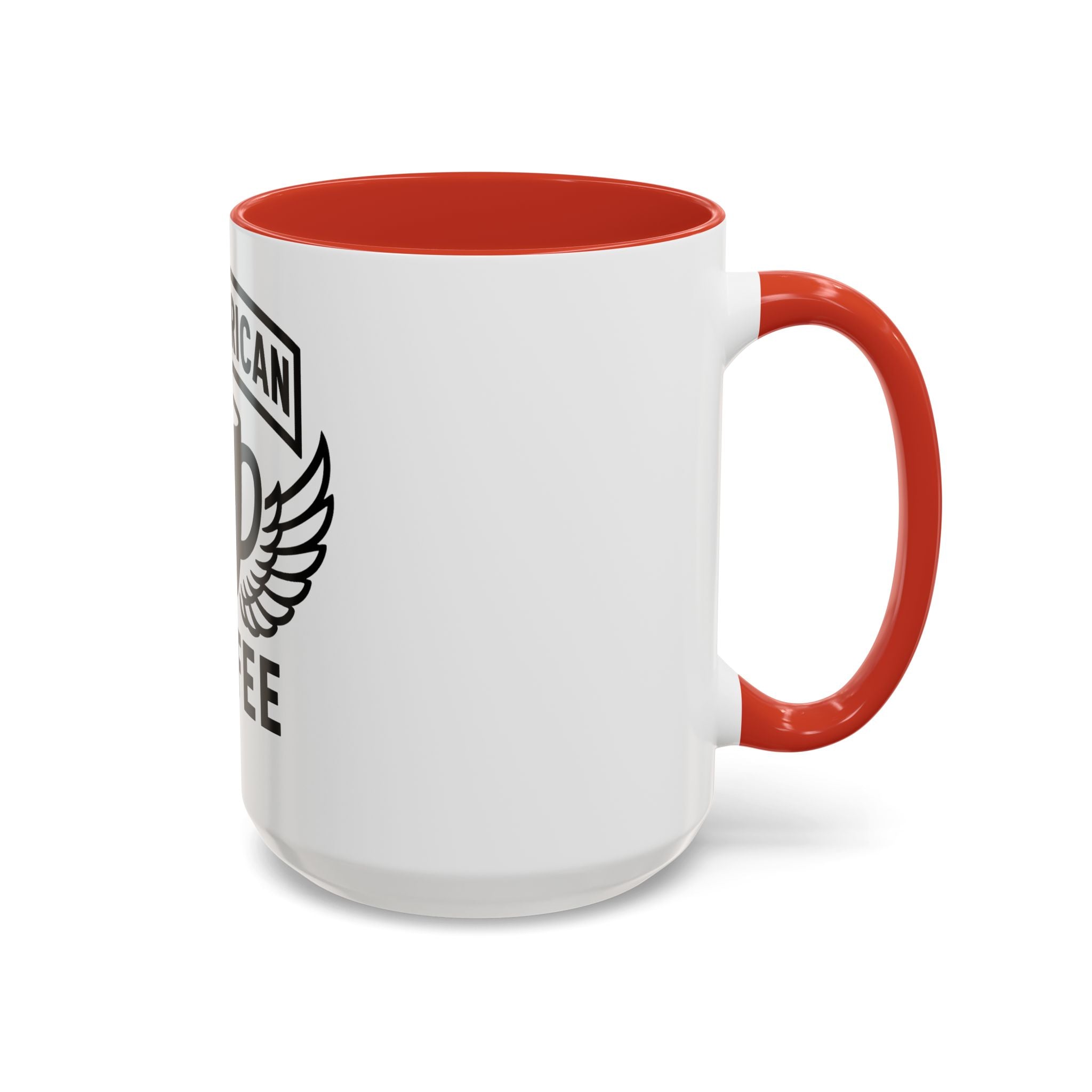 All American Coffee Accent Mug – Patriotic Winged Coffee Cup (11/15oz)