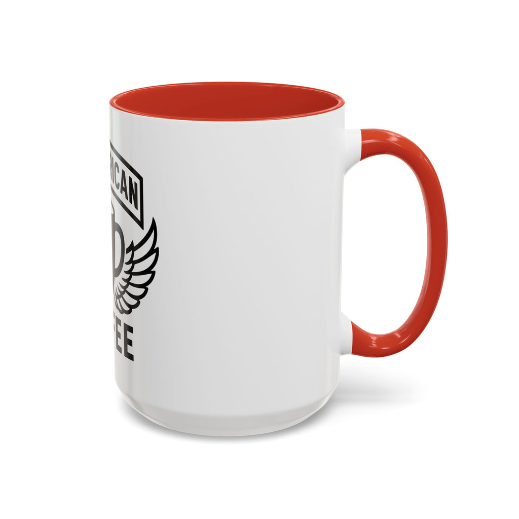 All American Coffee Accent Mug – Patriotic Winged Coffee Cup (11/15oz)