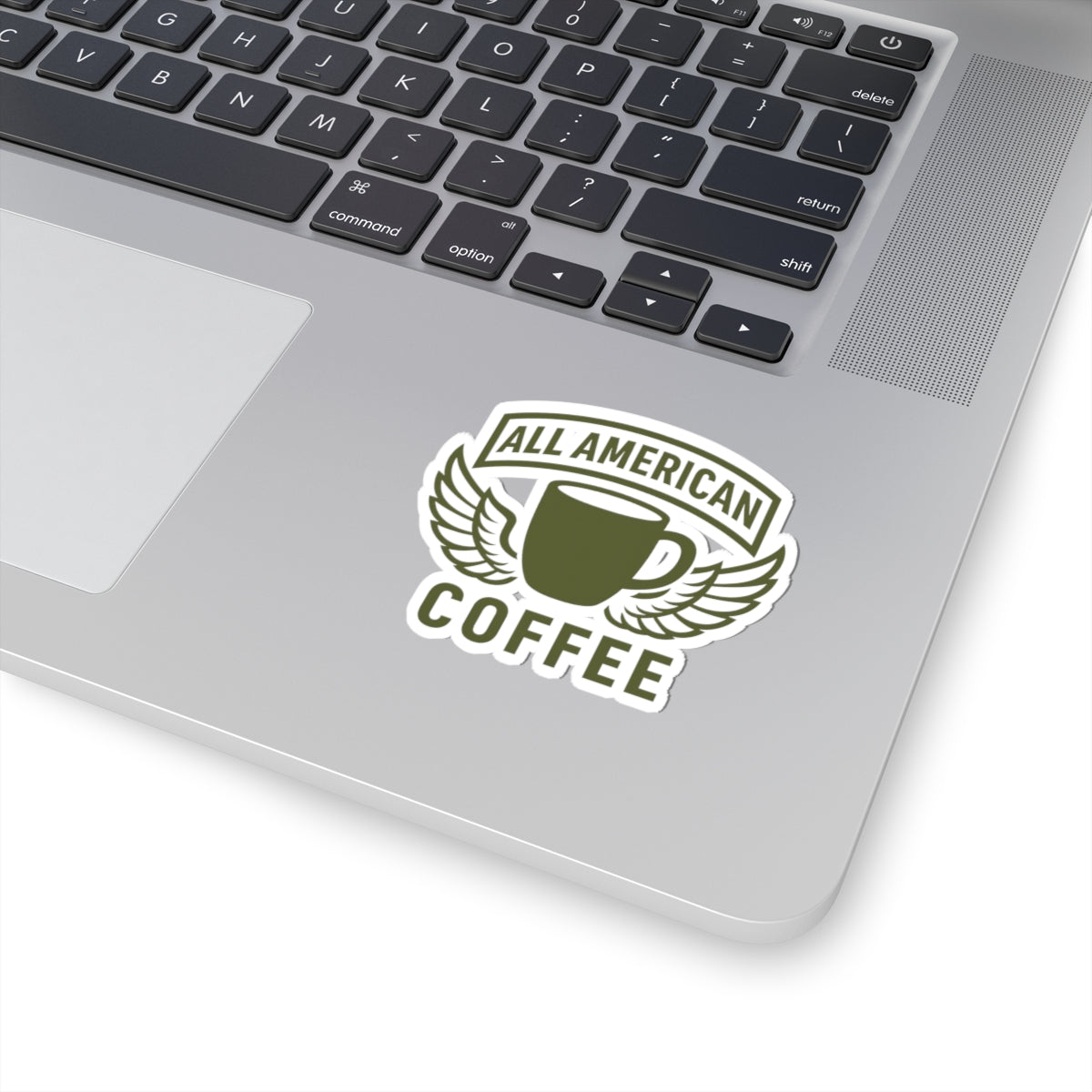All American Coffee Decal OD GREEN