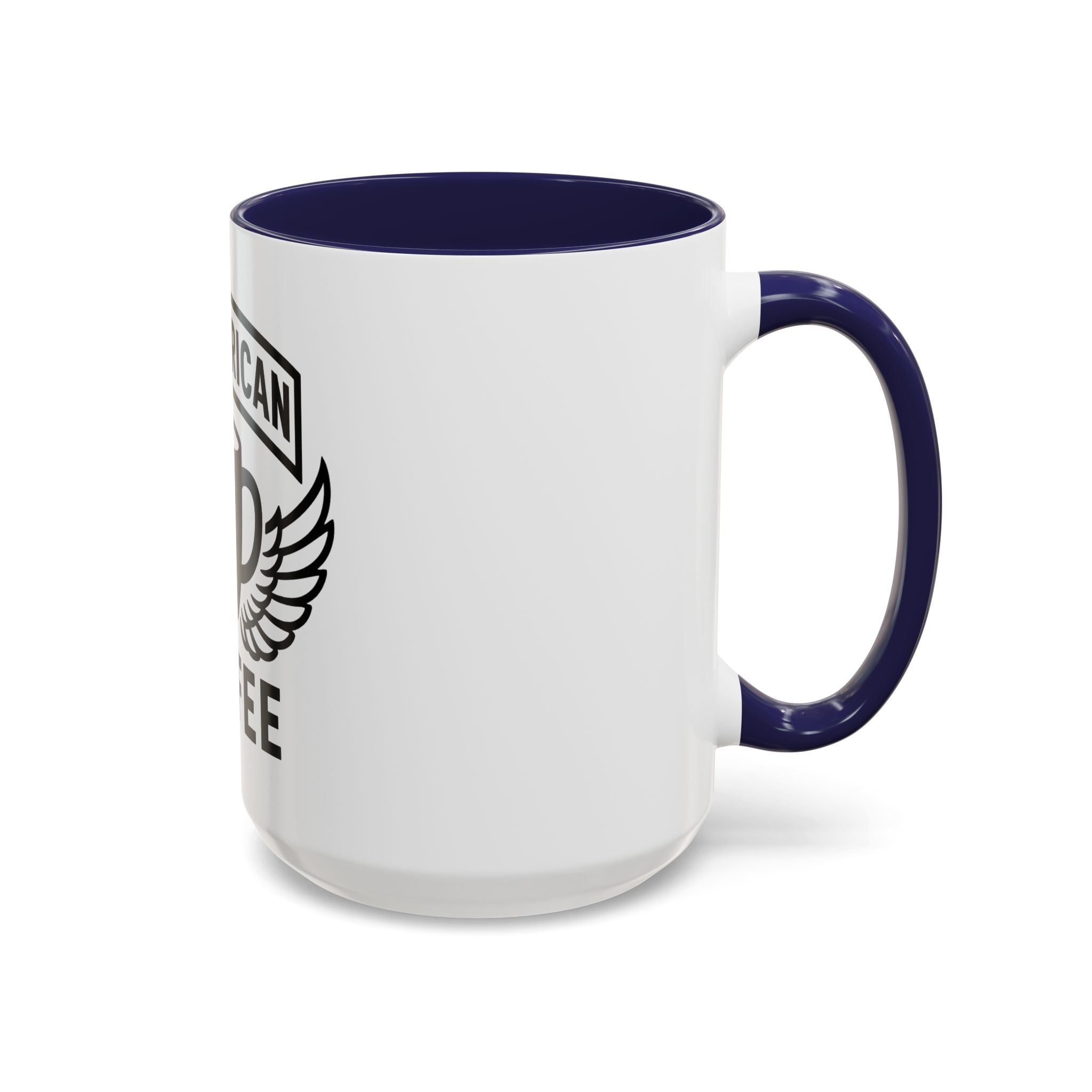 All American Coffee Accent Mug – Patriotic Winged Coffee Cup (11/15oz)