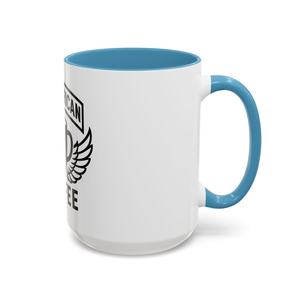 All American Coffee Accent Mug – Patriotic Winged Coffee Cup (11/15oz)