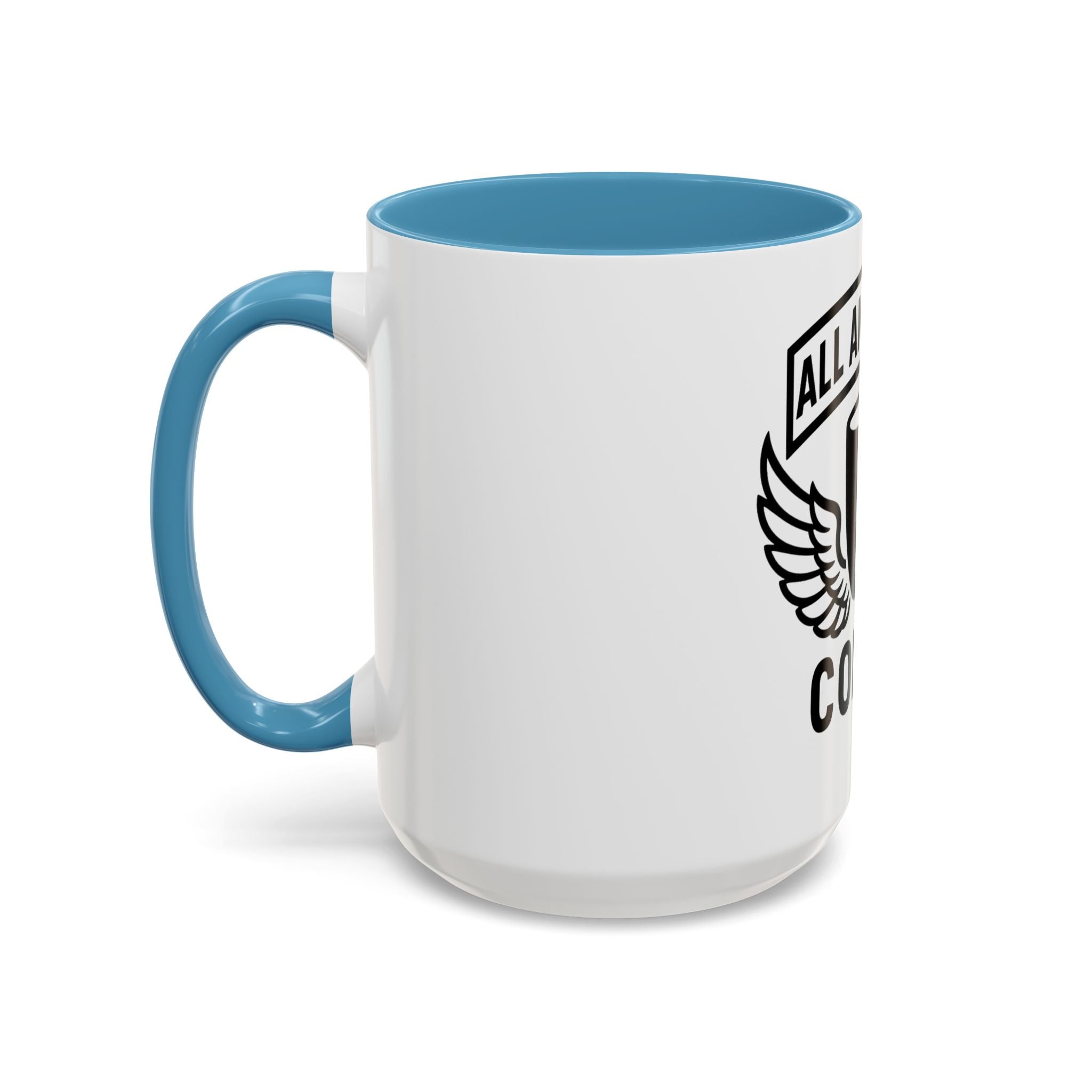 All American Coffee Accent Mug – Patriotic Winged Coffee Cup (11/15oz)