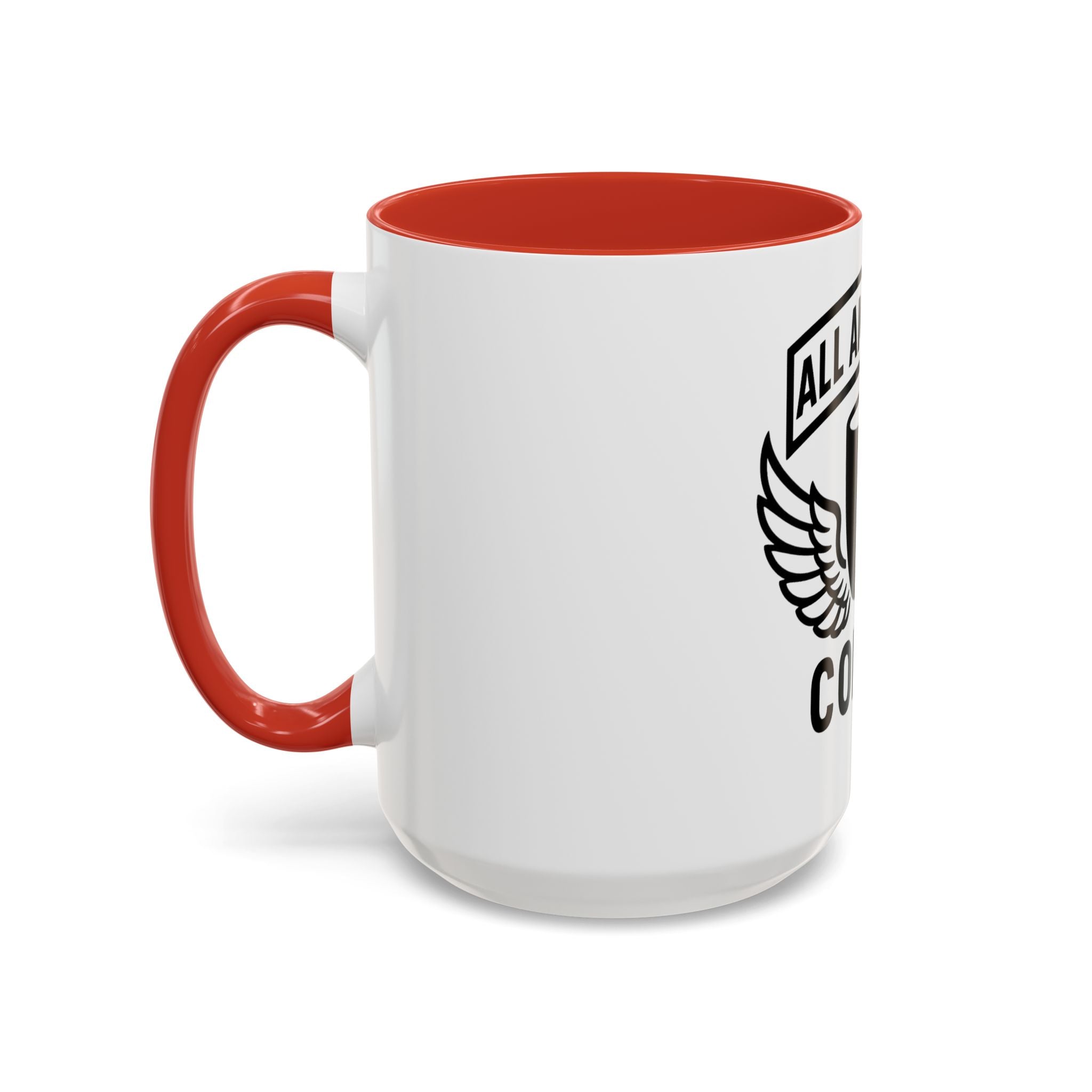 All American Coffee Accent Mug – Patriotic Winged Coffee Cup (11/15oz)